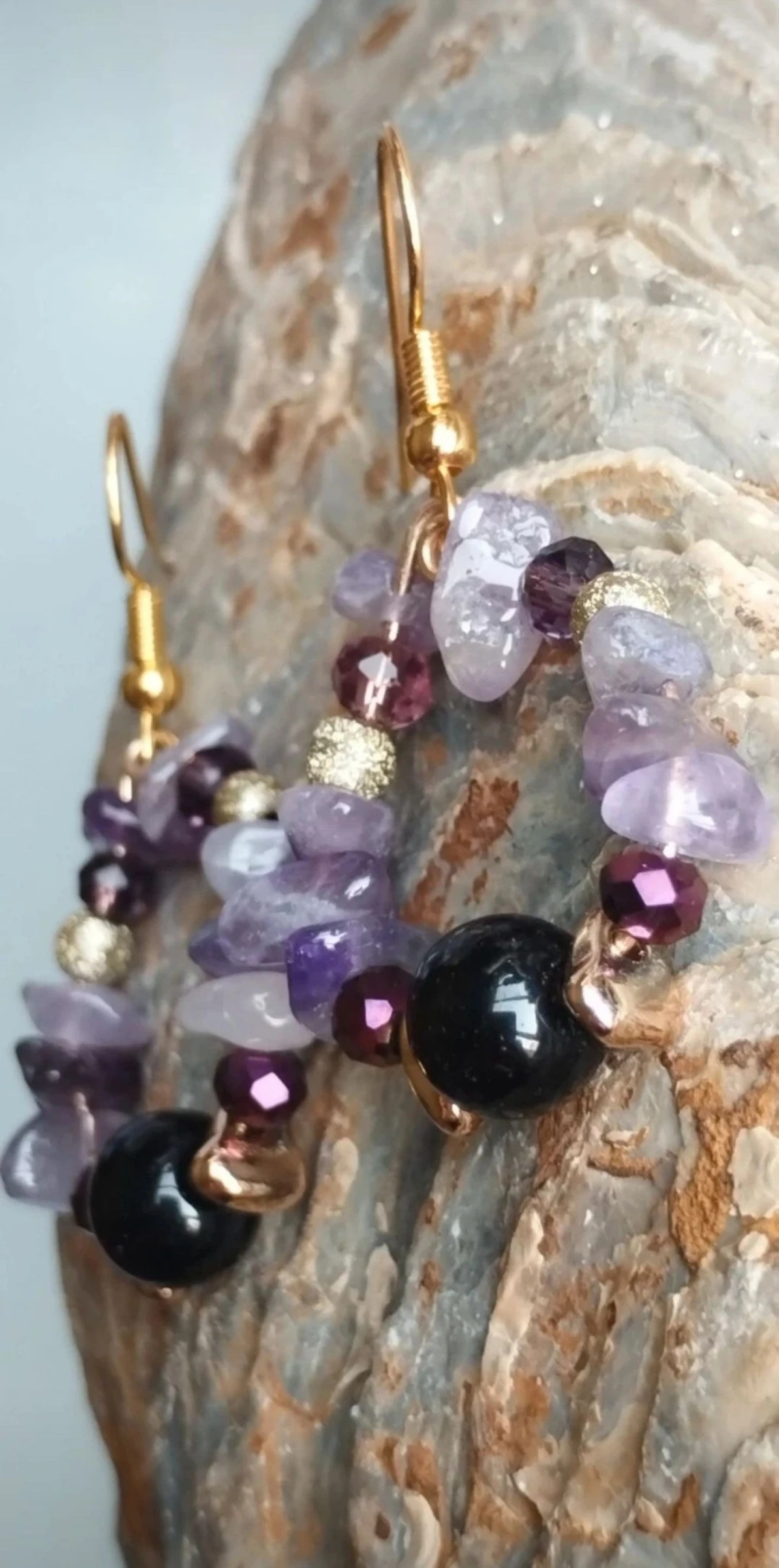 1 x 10€🌟  2 x 16€🌟 ❤️‍🔥🎁🧸🫴🏼Magnifiques Boucles d'Oreilles Artisanales en Minéraux Naturels🫴🏼🧸🎁❤️‍​ – photo 13